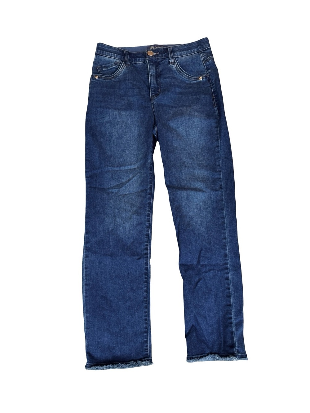 Democracy Dark Blue Straight-Leg Women's Jeans